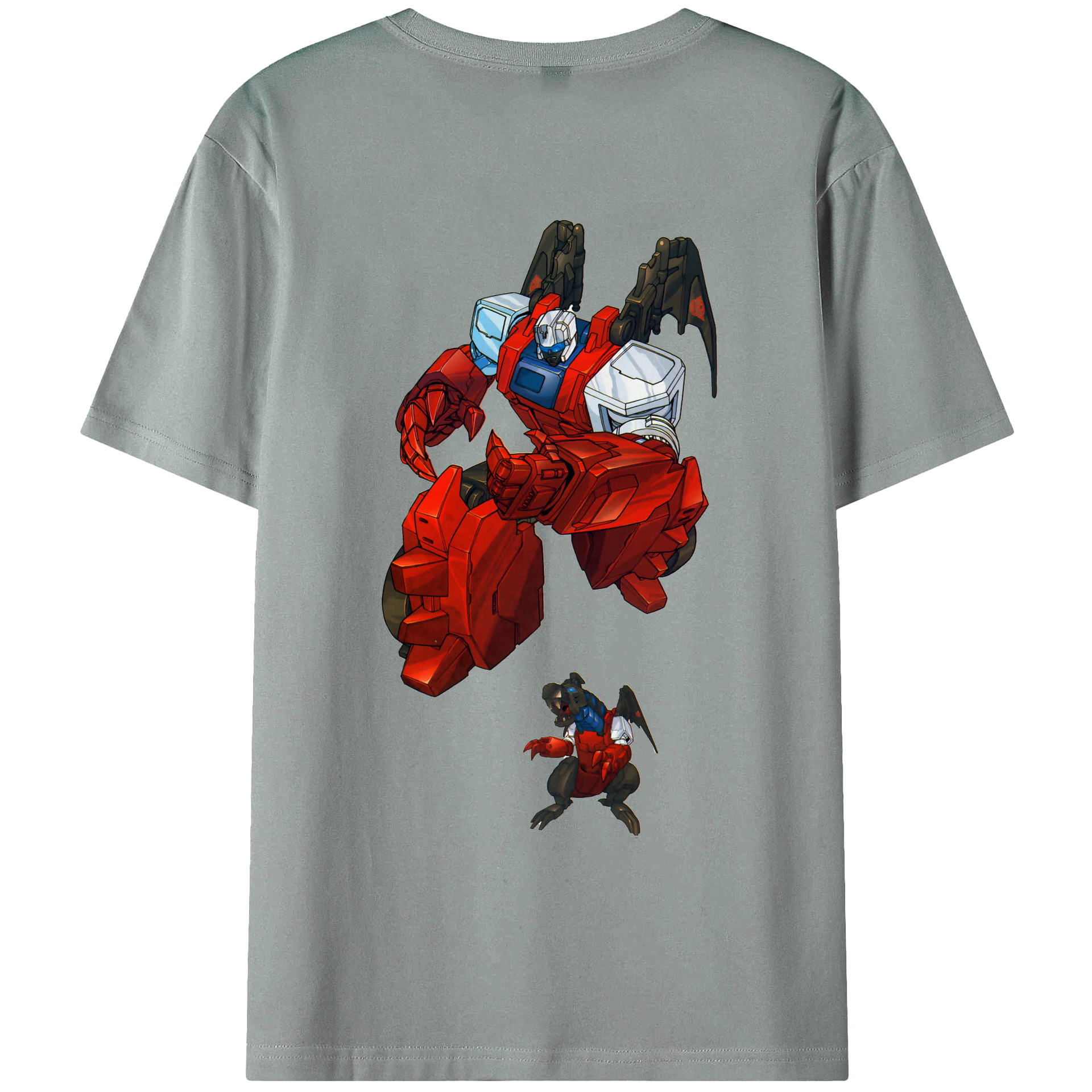 （画像用）  綿100％ メンズ半袖Tシャツ（バックプリント） 通気性